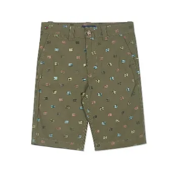 Olive Color Shorts For Boys